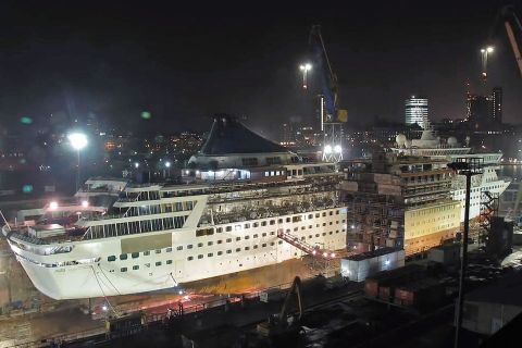 a szétvágott Balmoral, kép forrása: Stern.de