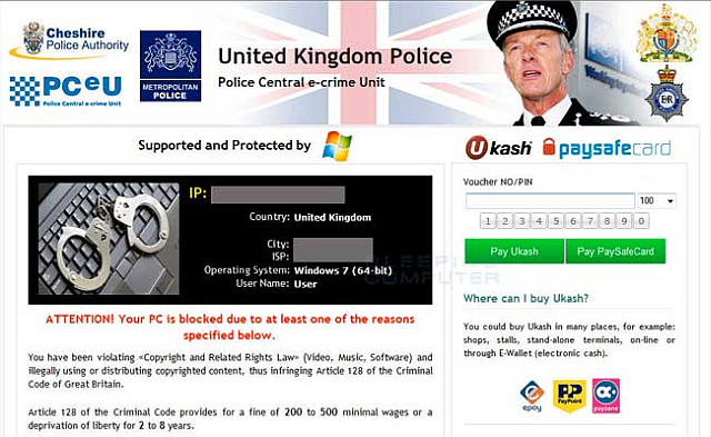 ez itt nem a Locky, csak egy hasonló és rendőrséggel fenyegetőző ransomware