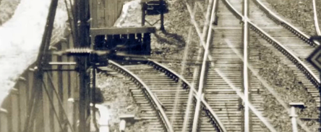 A 66.vágány, forrás: DDR-geheim - Der Grenzbahnhof Probstzella