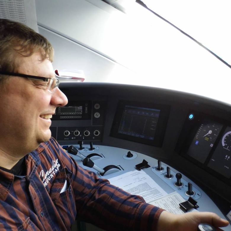 Én és a vonatom. saját fotó