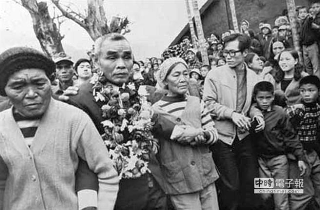 Teruo Nakamura "hazatérése", fotó: chinatimes.com